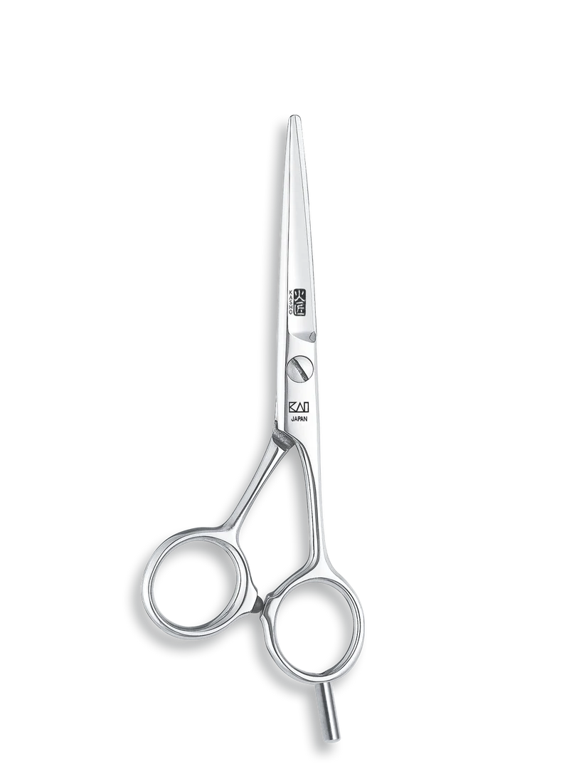 Kasho Japanese 5.5 in. Blue Series Shear Premium Stainless Offset Barbershop & Salon Cutting Scissors