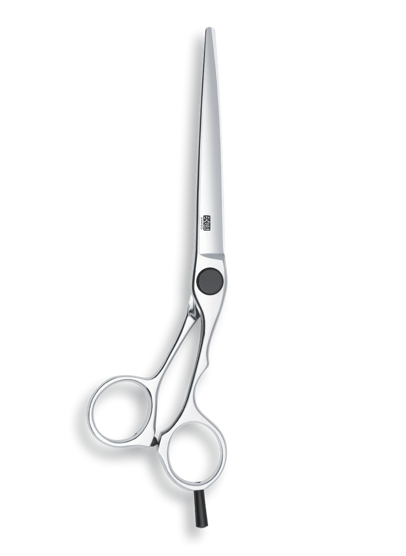 Kasho Japanese 6.5 in. KXP Series Shear Premium Stainless Offset Crane Barbershop & Salon Cutting Scissors