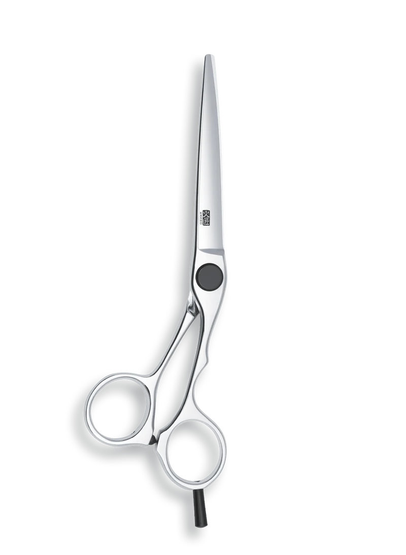 Kasho Japanese 6.0 in. KXP Series Shear Premium Stainless Offset Crane Barbershop & Salon Cutting Scissors