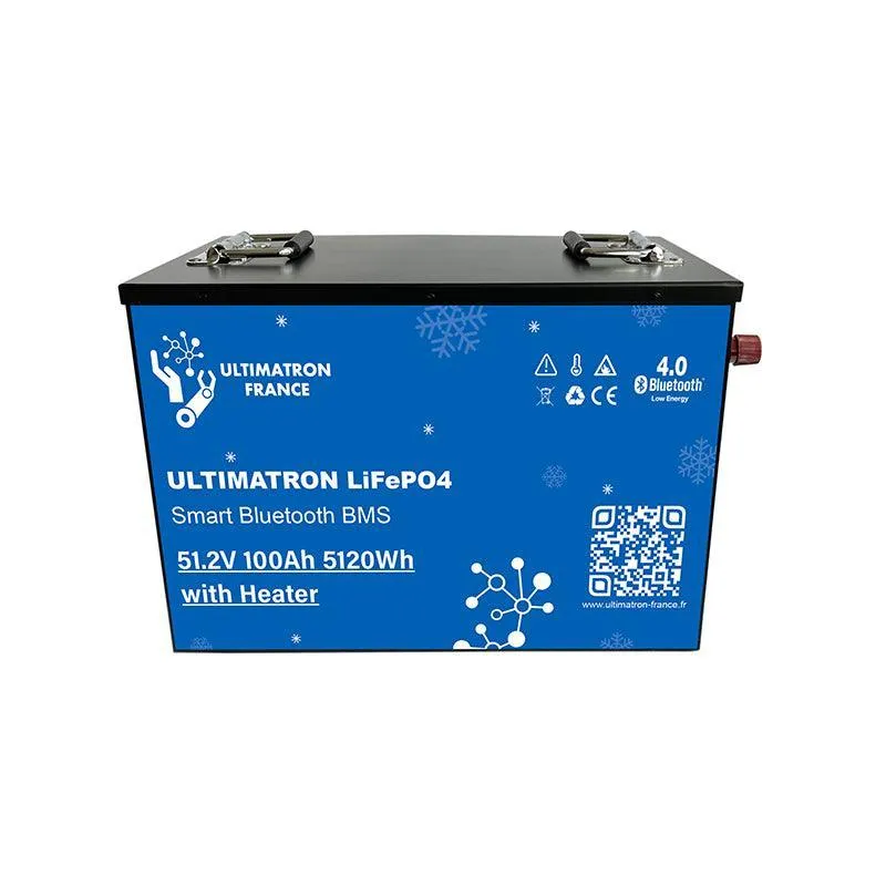 Batterie connectée Lithium LiFePO4 48V 100Ah avec chauffage, série ULM