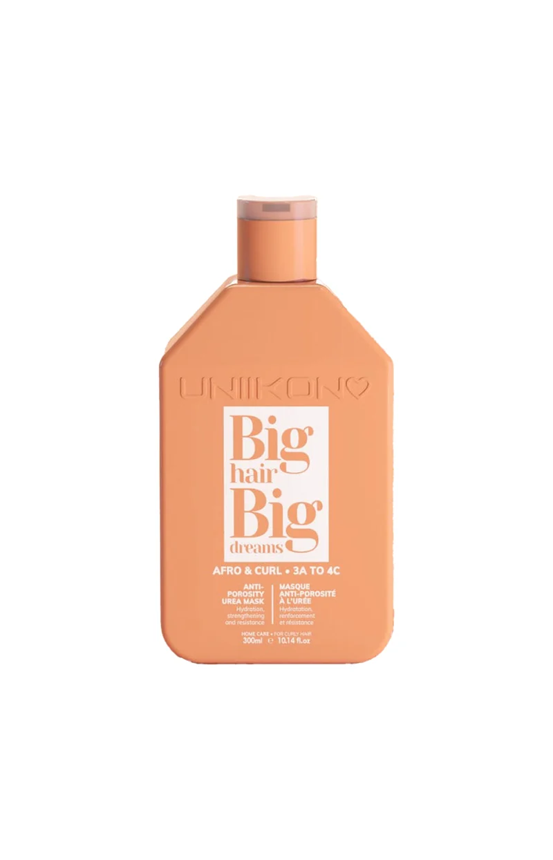 Masque anti-porosité - Afro and Curl 3A to 4C - Cheveux bouclés ou crépus - 300 ml
