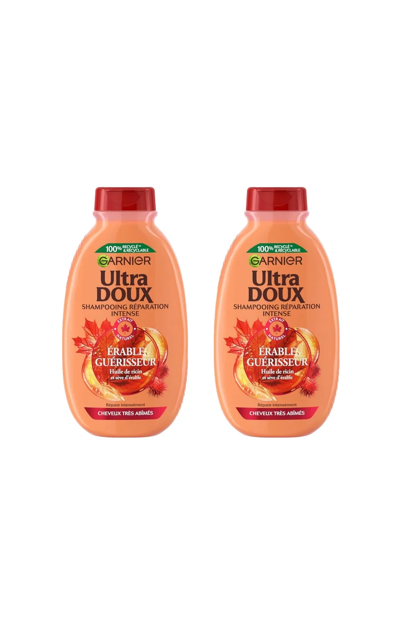 2 shampoings réparation intense - Érable Guérisseur - 300 ml