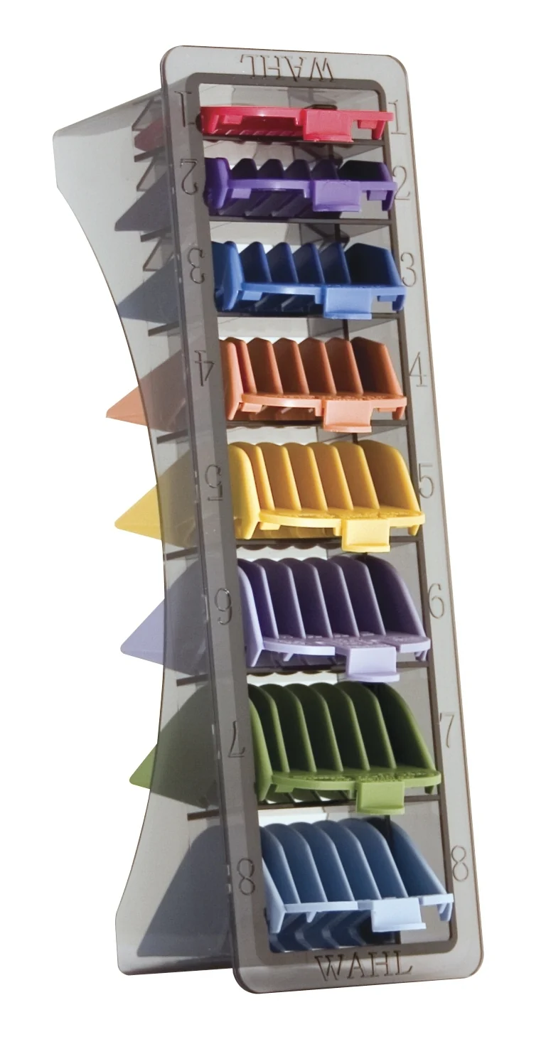Wahl Guide Caddy No. 53152 With 8 Coloured Clipper Guides