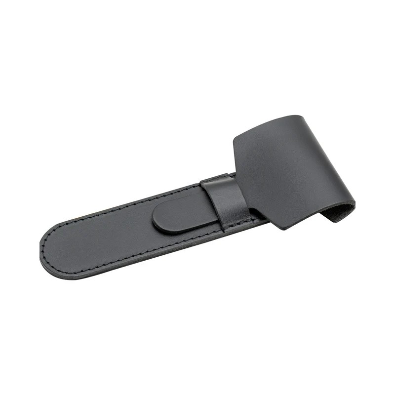 MERKUR 5002 Empty Leather Sleeve in Black