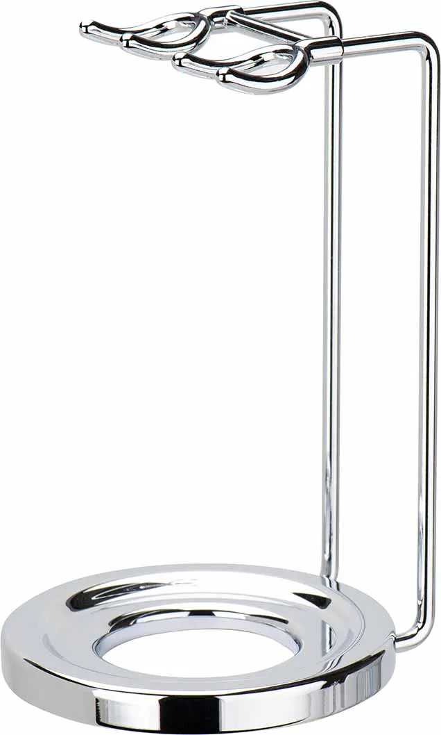 Merkur 4751 – Stand for Future Razor and Brush, Bright Chrome Finish
