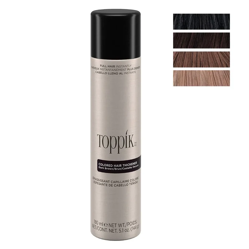 COLORED HAIR THICKENER BLACK