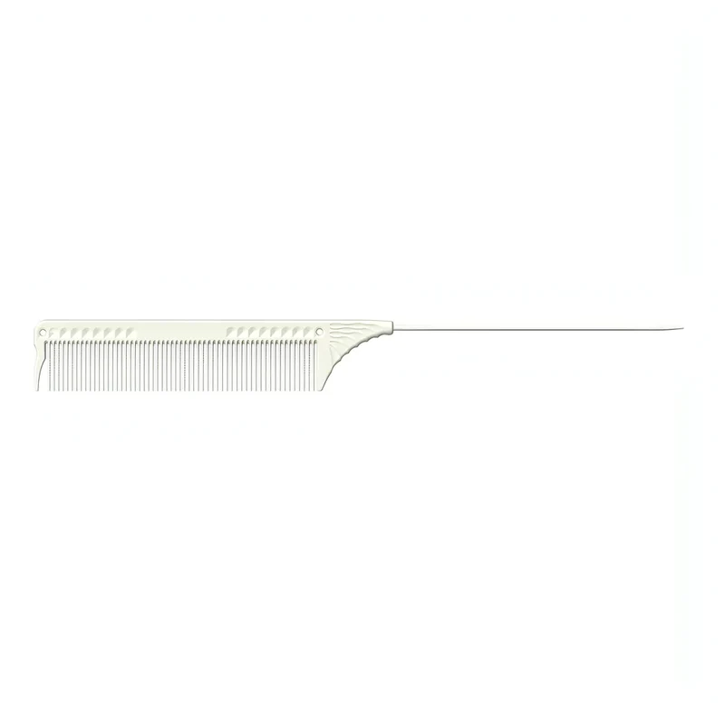 JRL Pin Tail Comb 8.8 in. (White)
