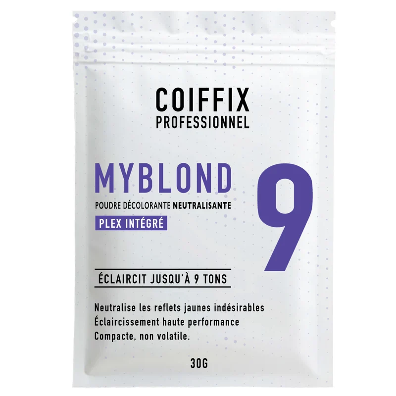 Poudre Décolorante 9 Tons MyBlond Coiffix Professionnel 30G