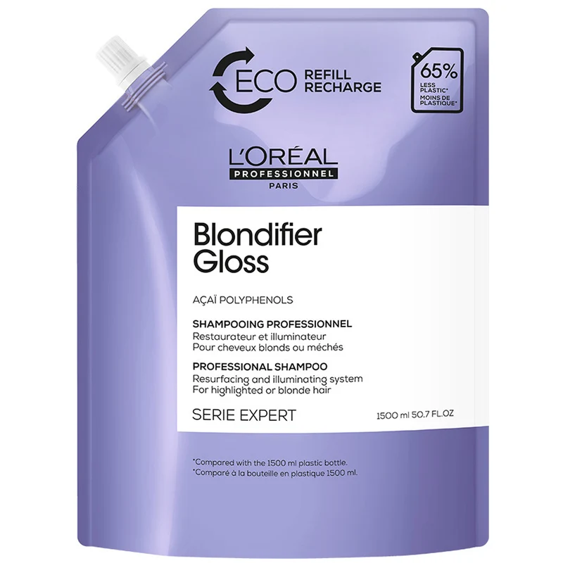 Éco-Recharge Shampoing Blondifier Gloss L'Oréal Professionnel 1500 ML