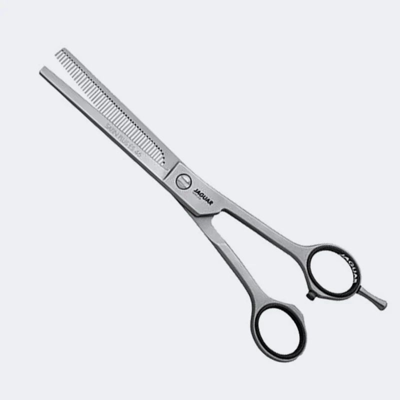 Jaguar German 6.5in Satin Thinning Barbershop & Salon Shears Stainless Steel Texturizing Scissors Steel Cutting Scissors