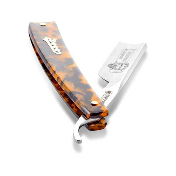 DV-803513, Dovo Straight Razor Barbarossa, 5/8â€, carbon, 1/1 full hollow, Spanish head