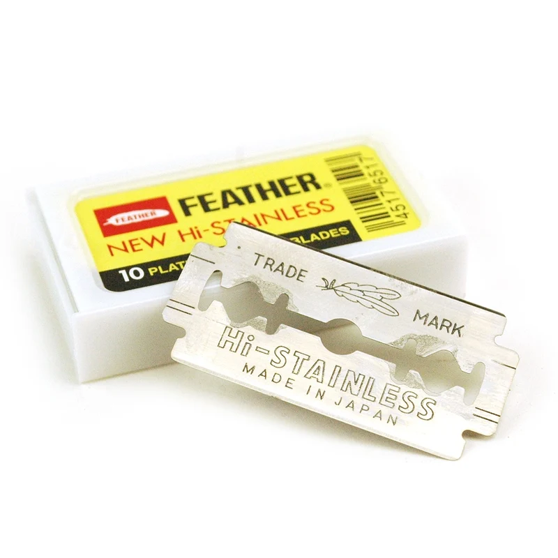 10 Double Lames Edge Feather
