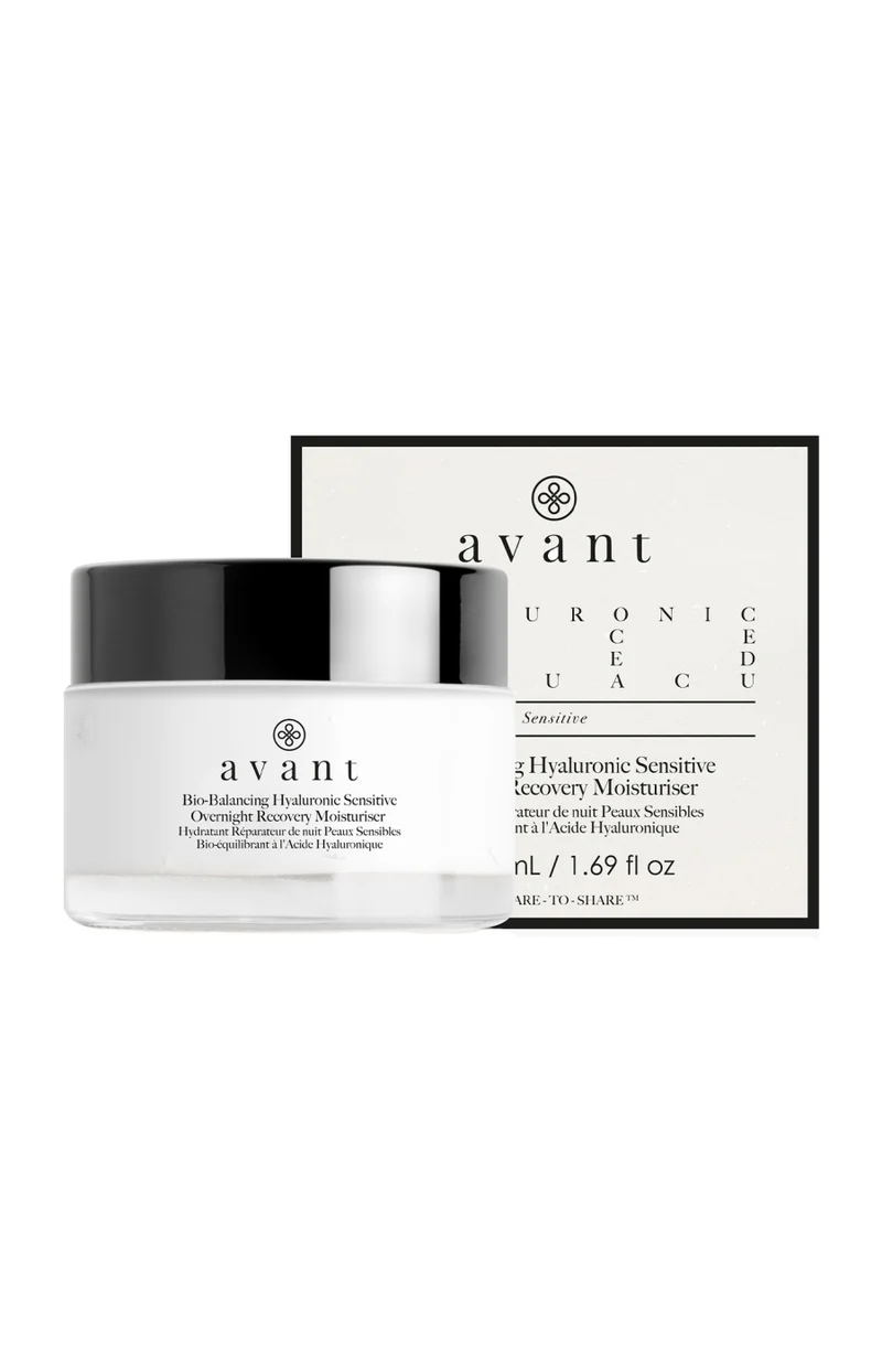 Crème de nuit hydratante & réparatrice - Acide hyaluronique - Sensitive - Peaux sensibles - 50 ml