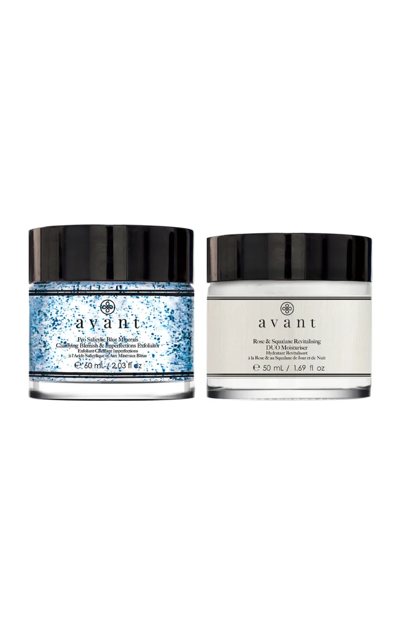 Exfoliant anti-imperfections & crème hydratante revitalisante - Visage