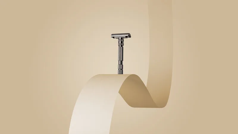 Rockwell Razors Model T2 Double Edge Razor - Gunmetal