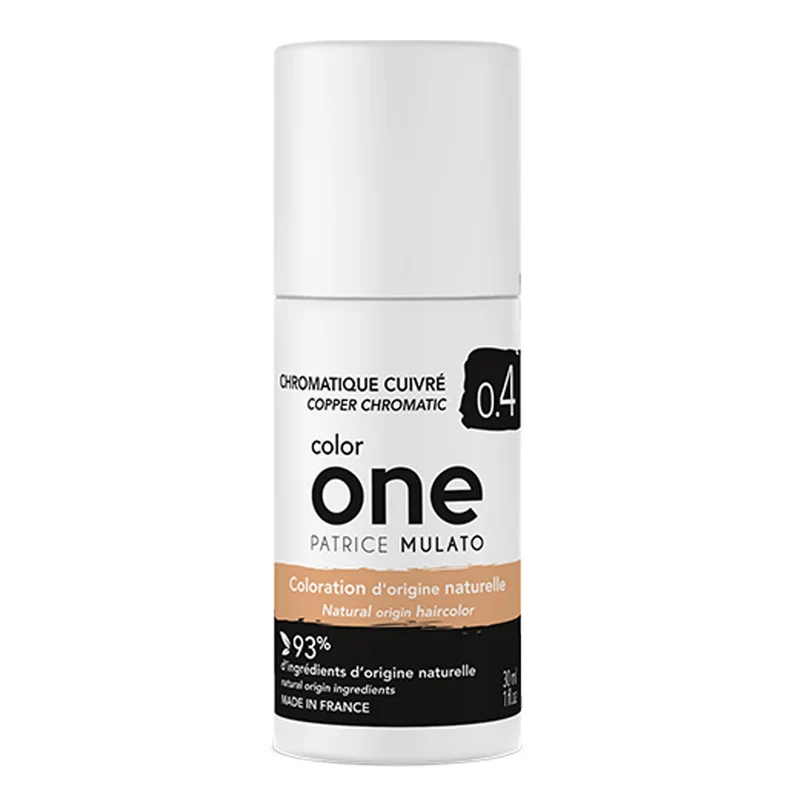 Coloration Naturelle 0.4 Cuivré Chromatique Color One Mulato 30 ML
