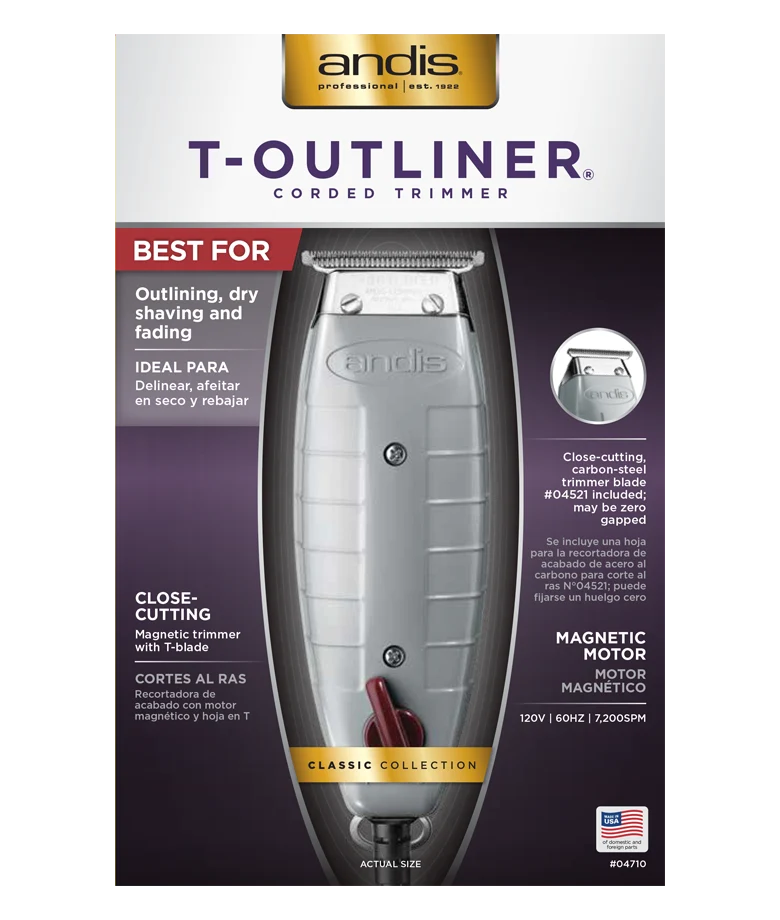 ANDIS T-Outliner Trimmer CORDED TRIMMER