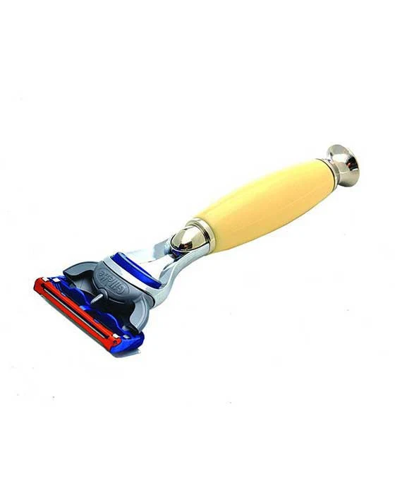 PureBadger Collection Shaving Razor Cream Handle - Fusion Head