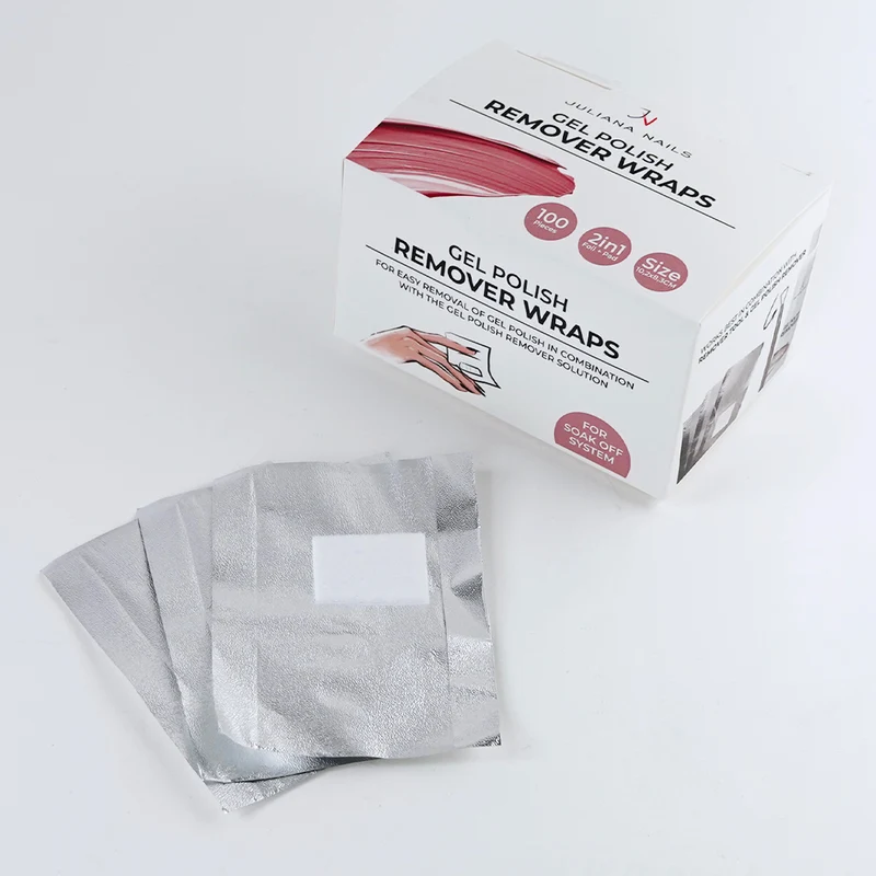 100 Feuilles Alu Dissolution Vernis Juliana Nails