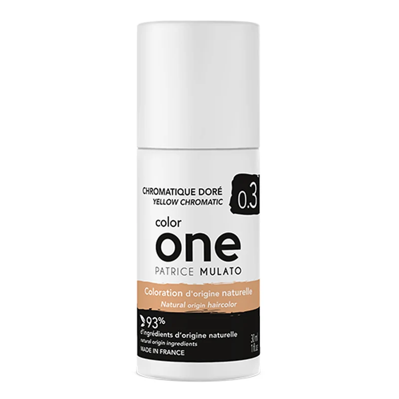 Coloration Naturelle 0.3 Doré Chromatique Color One Mulato 30 ML