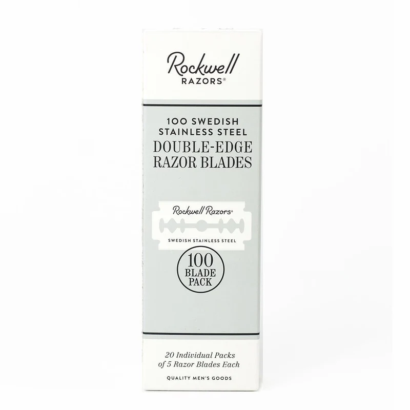 Rockwell Razors Double-Edge Razor Blades - 100-Pack