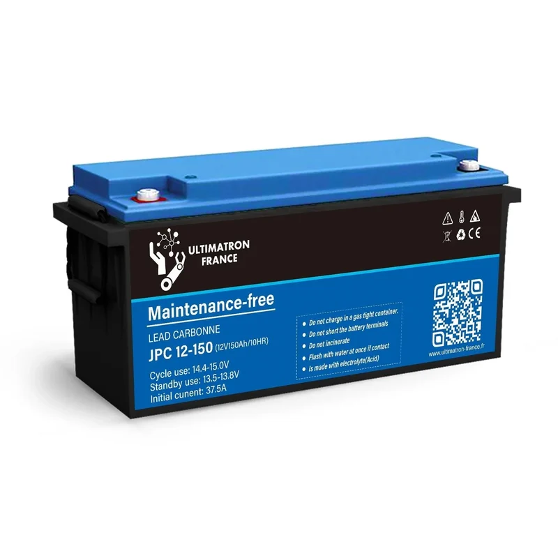 Batterie plomb-carbone 12V - 150Ah - Série JPC