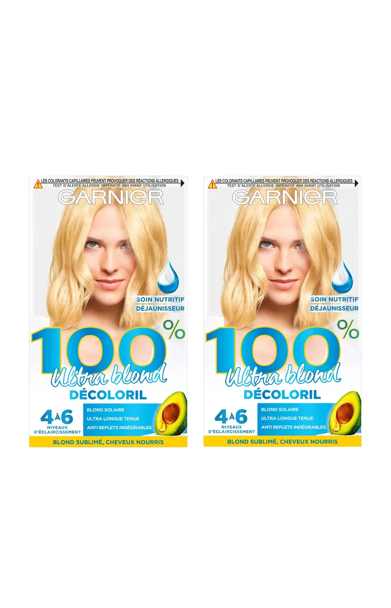 2 décolorants sans ammoniaque - 100% Ultra Blond