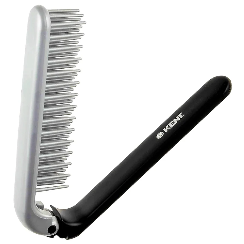 K-KFM4 Kent for Men Folding Styler, Travel Size Hairbrush