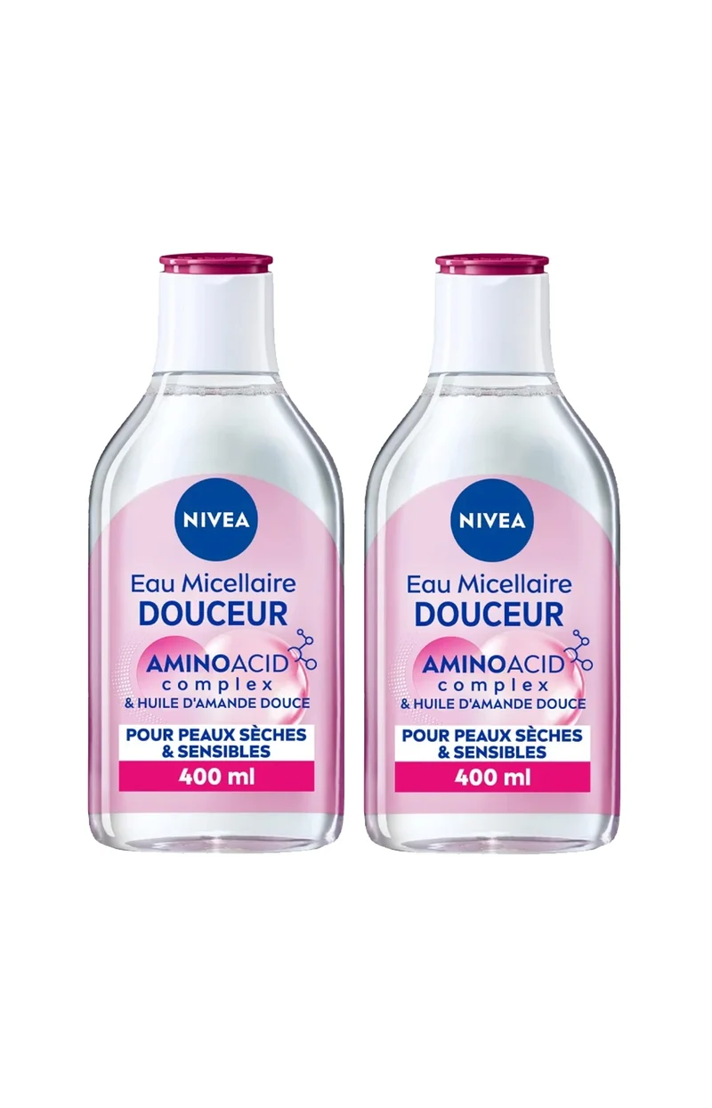 2 eaux micellaires démaquillantes - MicellAir - 400 ml