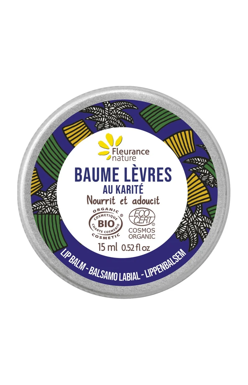 Baume à lèvres nourrissant naturel - Karité - 15 ml