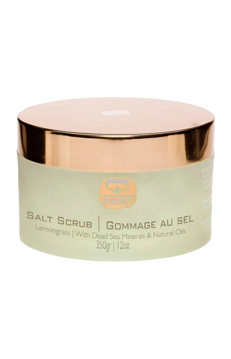 Gommage au sel de la mer Morte - Citronnelle - Corps - 350 g
