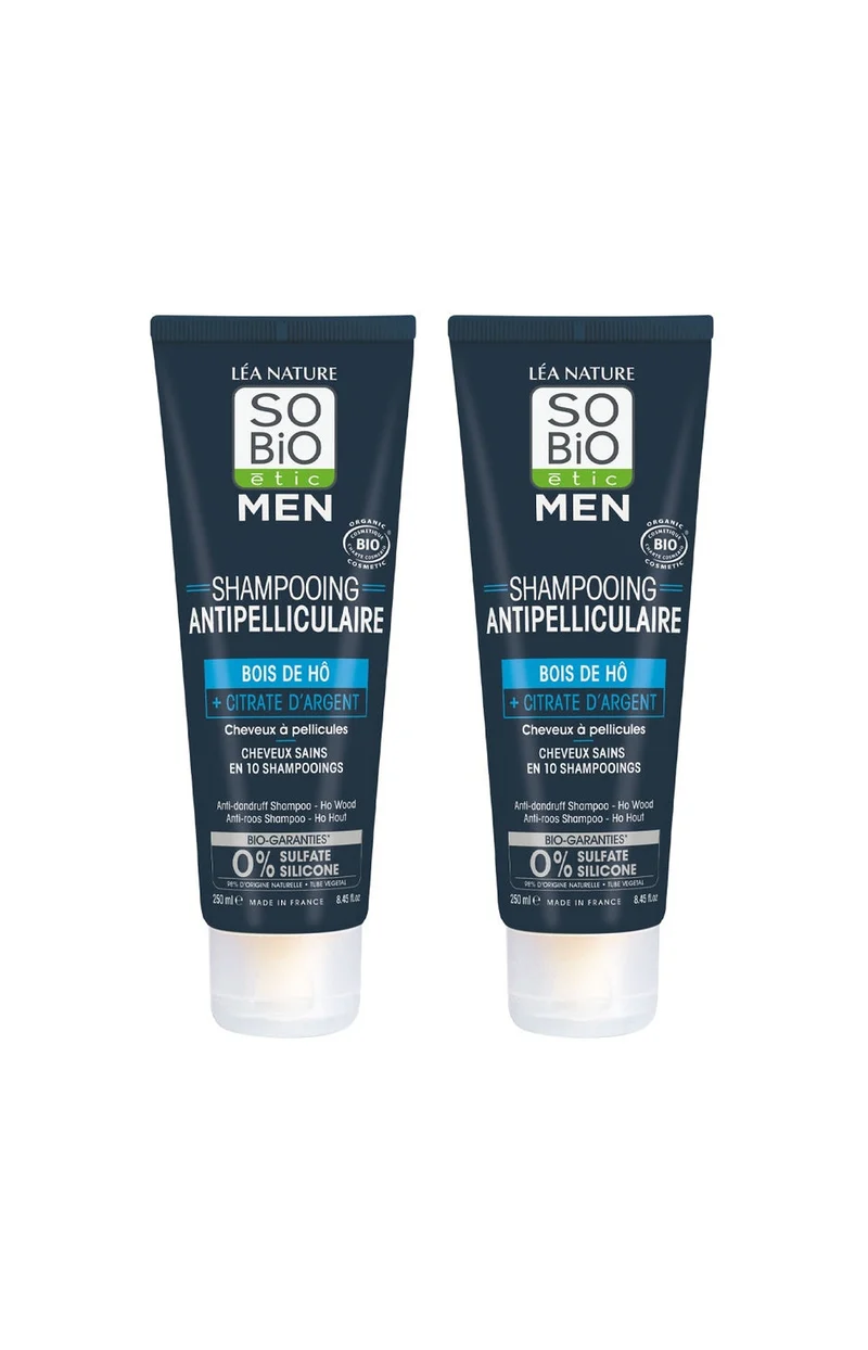 Shampoings anti-pelliculaires bio - Bois de Hô - Homme - 2 x 250 ml