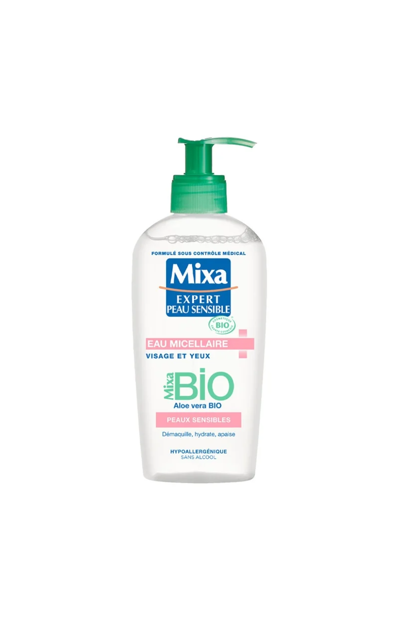 2 eaux micellaire bio - Aloe vera - Peaux sensibles - 200 ml