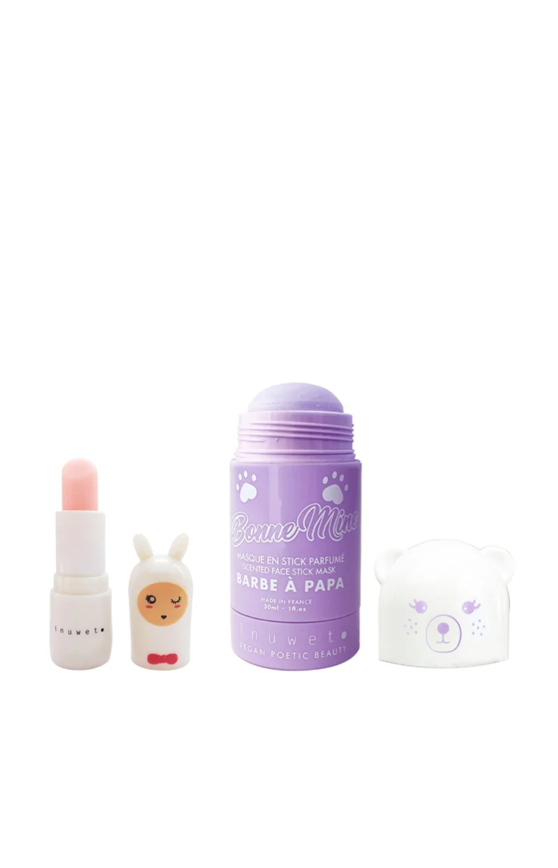 Baume à lèvres & masque bonne mine - Barbe à papa