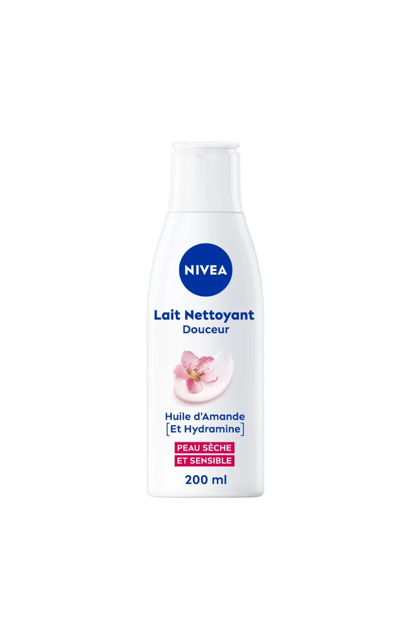 Laits démaquillants - Douceur - Huile d'amande douce - Peaux sèches & sensibles - 2 x 200 ml
