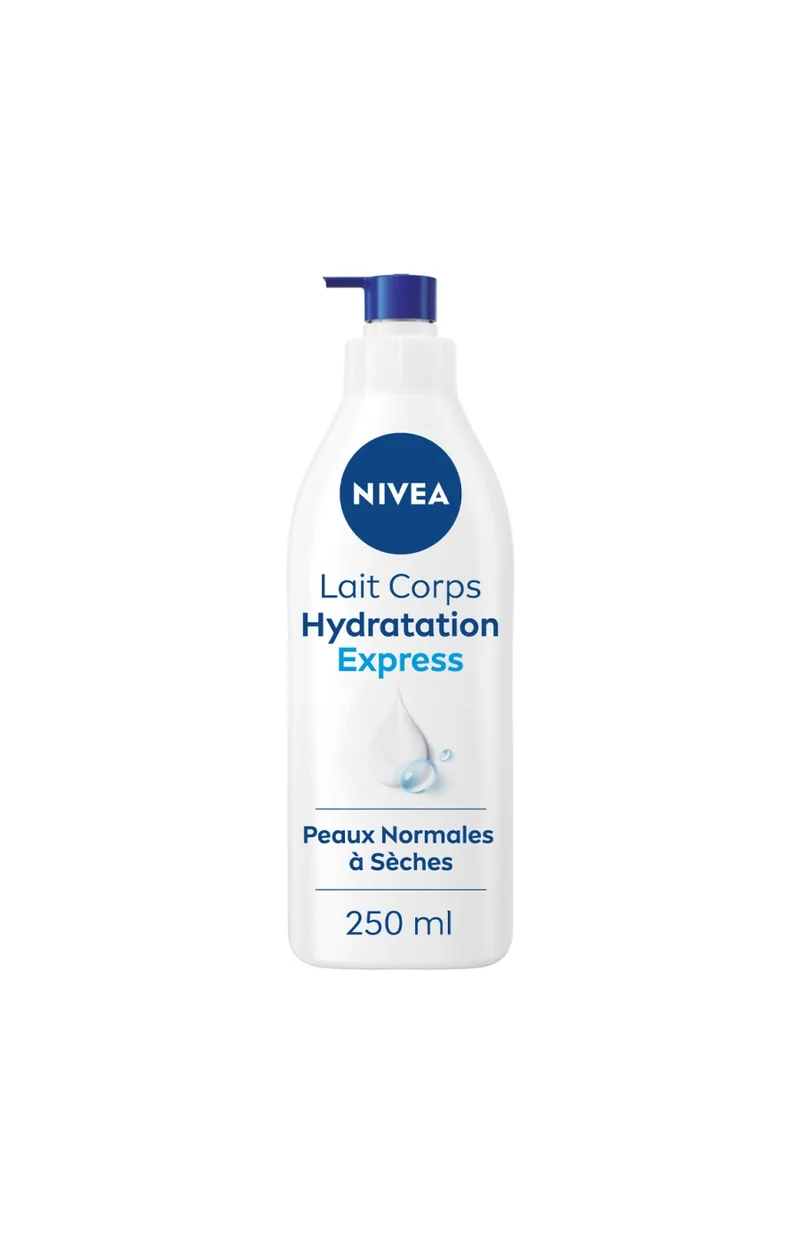 Laits corps hydratants - Hydratation Express - Minéraux marins - Peaux sèches - 2 x 250 ml