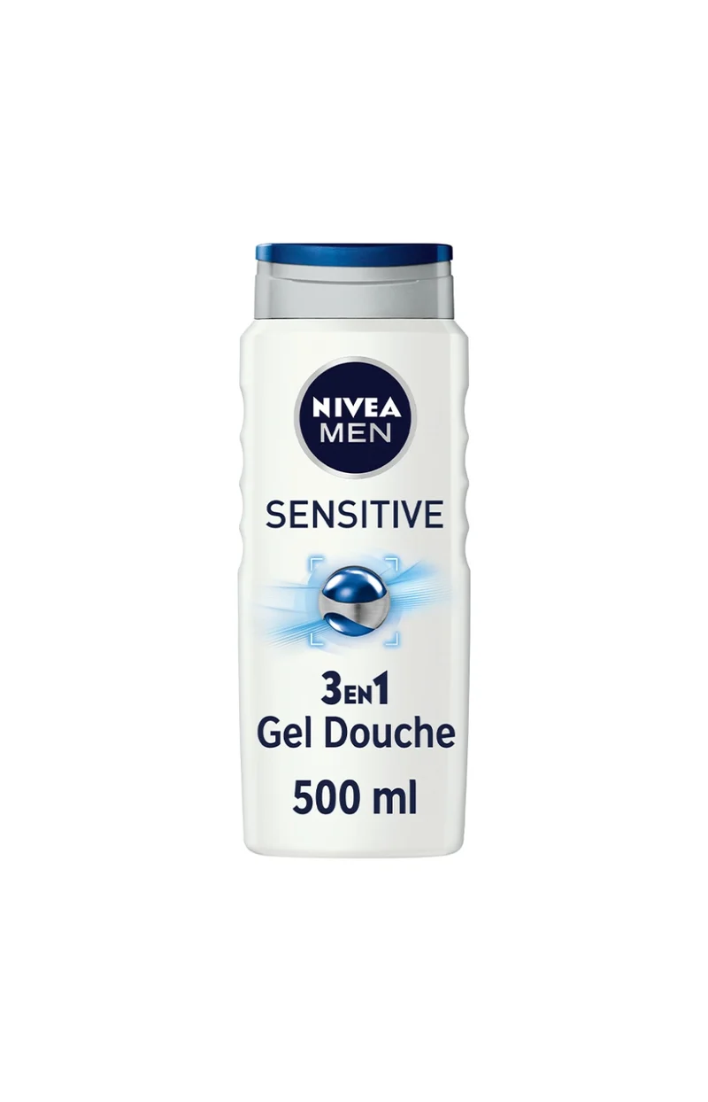 Gels douche aux extraits de bambou - Peaux sensibles - Homme - 3 x 500 ml