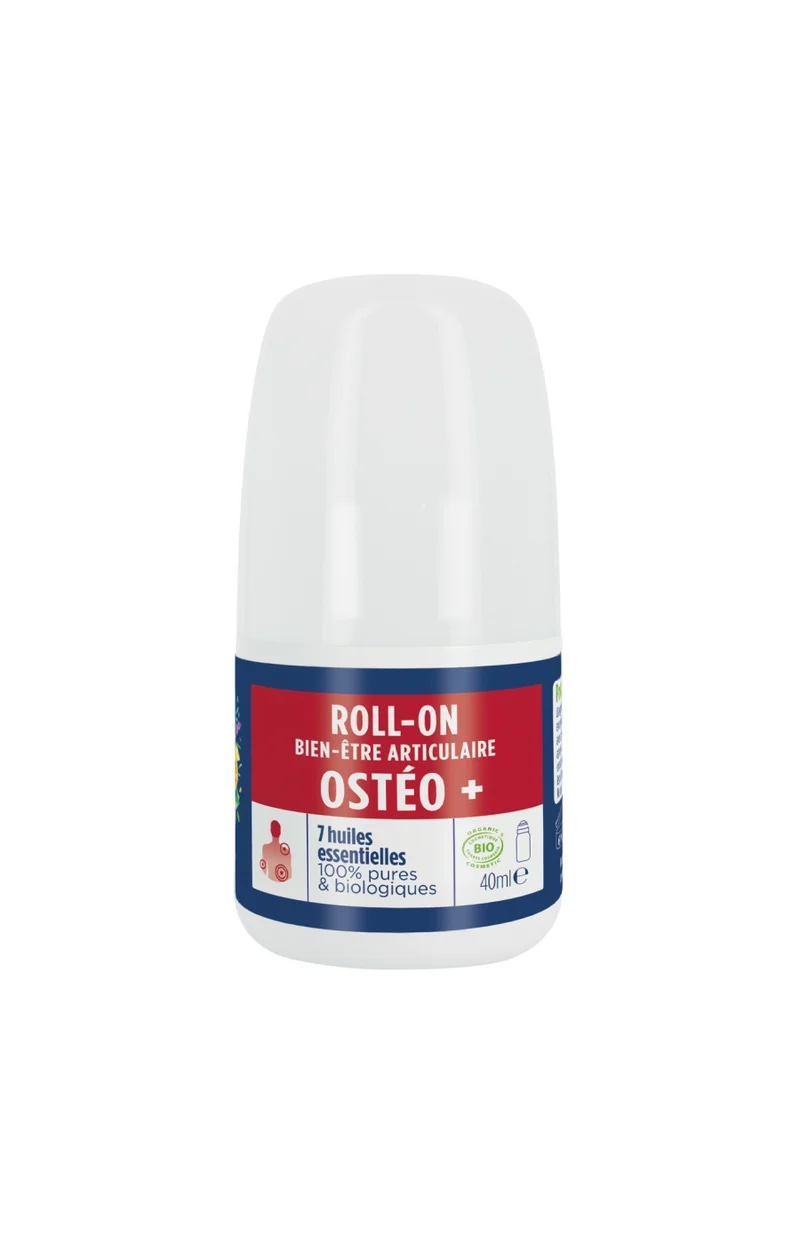 Roll-on massage ostéo-articulaire - 7 huiles essentielles bio - 40 ml