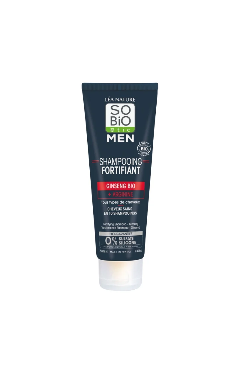 Shampoing fortifiant bio - Ginseng - Homme - 250 ml