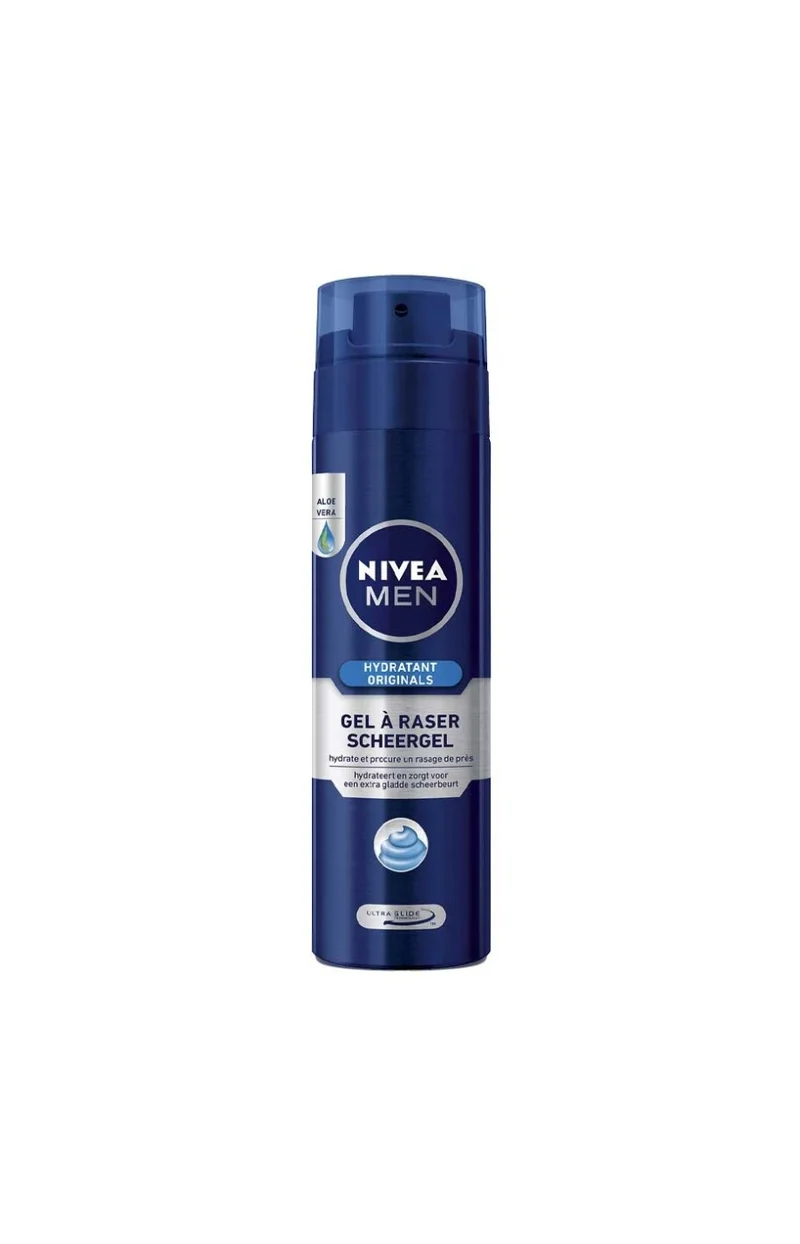 Gel à raser hydratant - Protect & Care - Homme - 200 ml