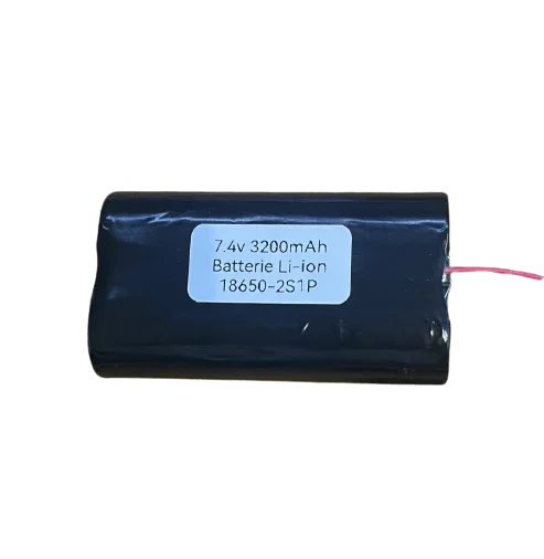 Batterie Rechargeable Li-ion 2x 18650 7.2V/7.4V 3500mAh BMS