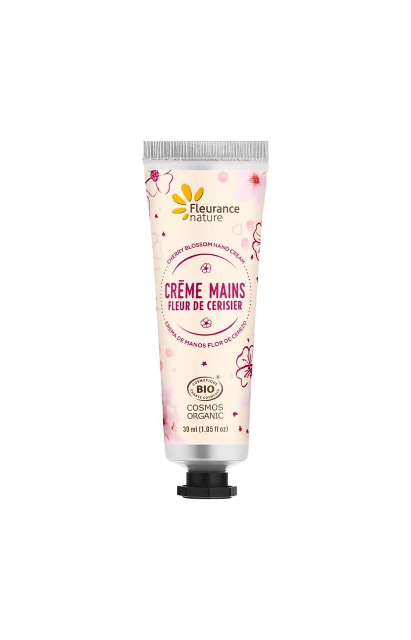 Crème hydratante bio - Fleur de cerisier - Mains - 30 ml