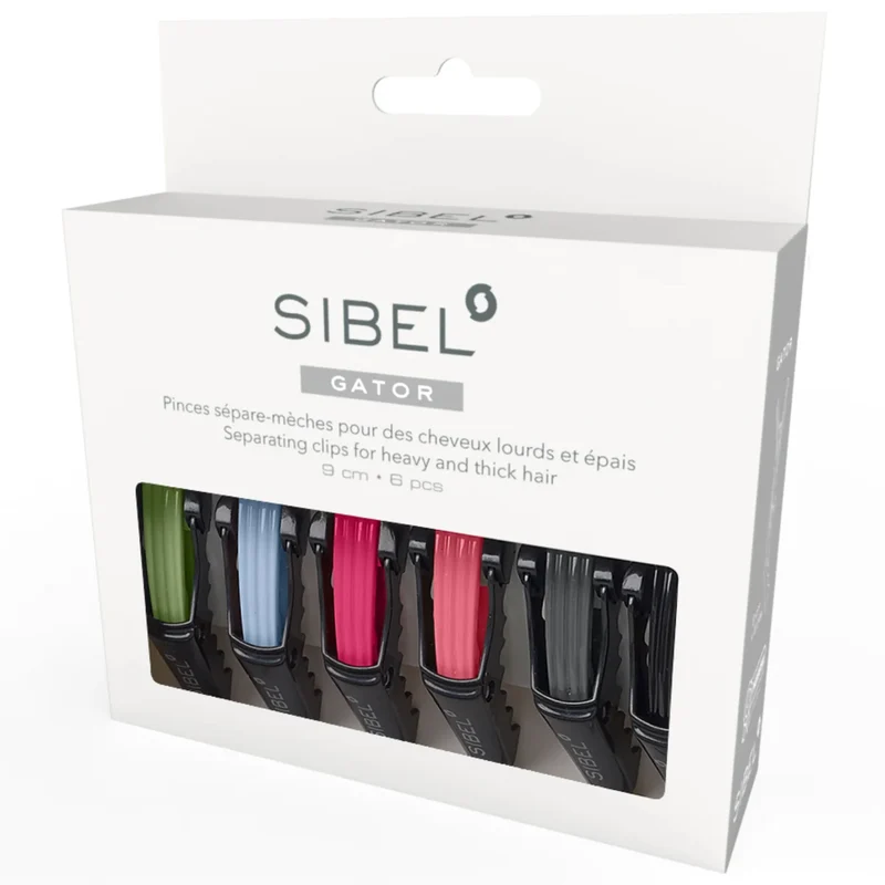 6 Pinces Sépare Mèches Sibel
