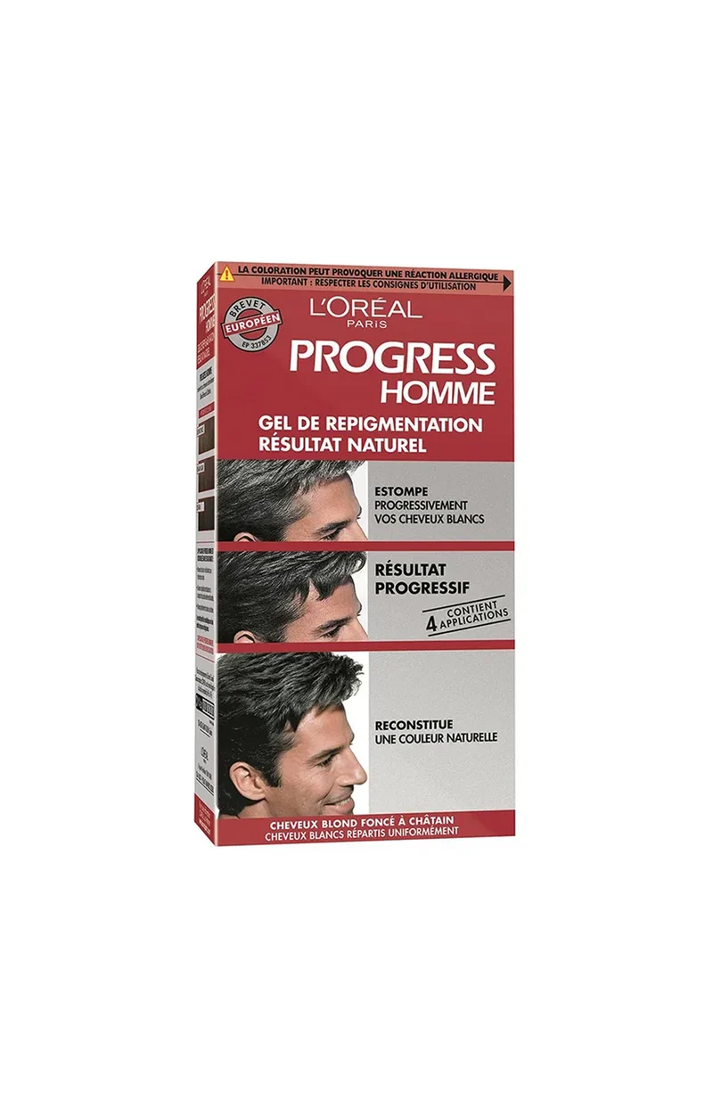 Gel de repigmentation - Progress homme - 4 utilisations