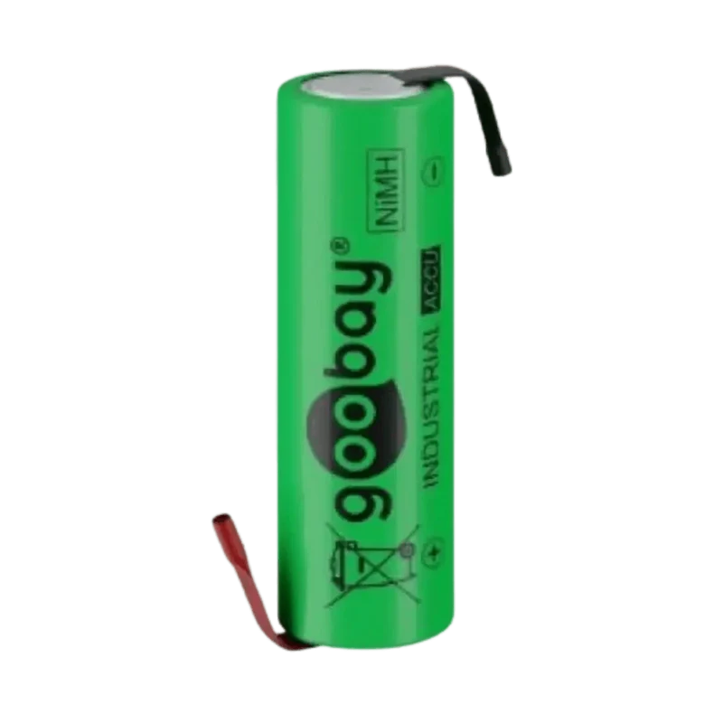 Batterie AA NiMh 1.2V 2100mAh avec languettes à souder
