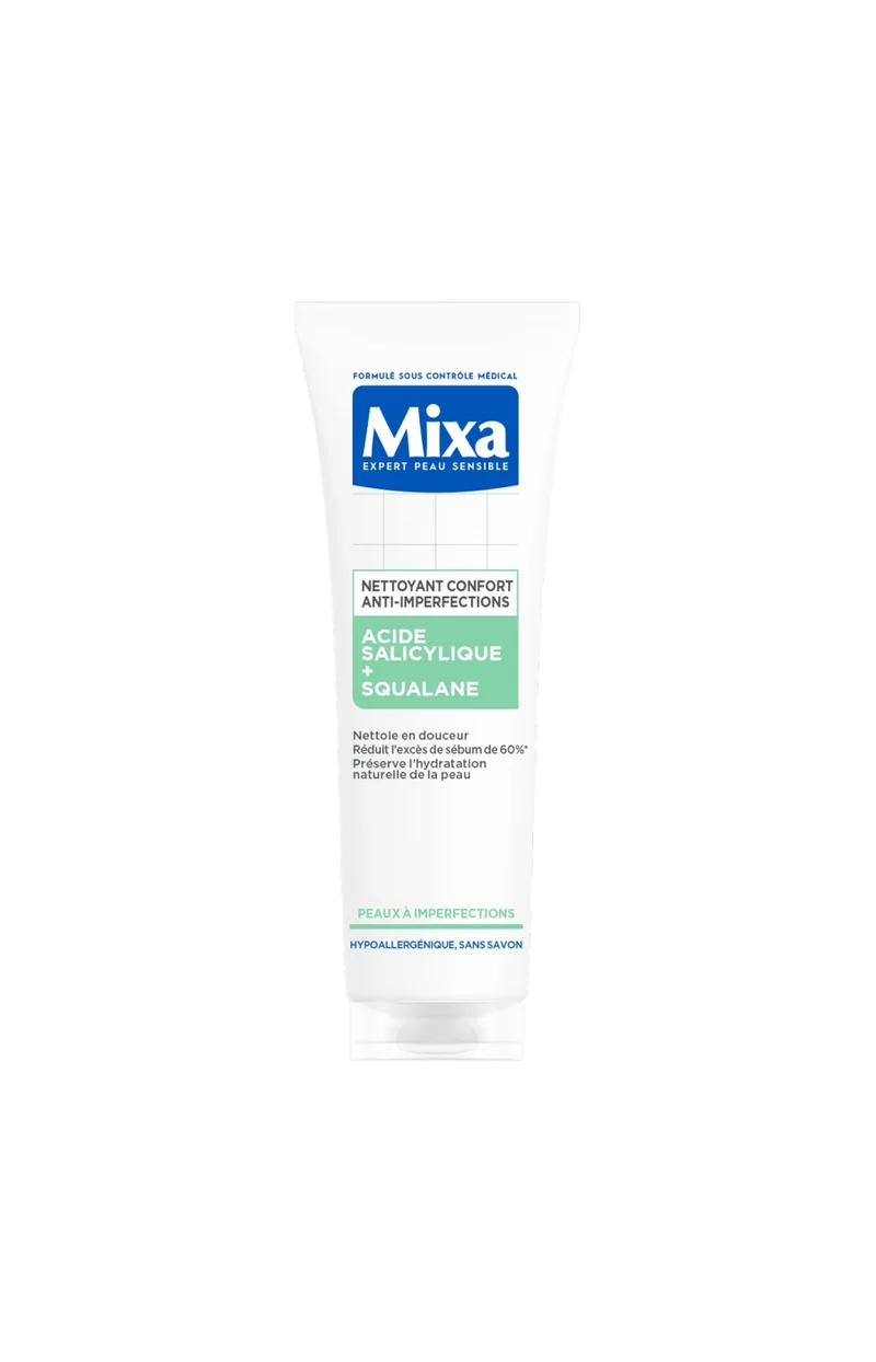Gel nettoyant anti-imperfections - Acide salicylique & squalane - Peaux mixtes à grasses - 200 ml
