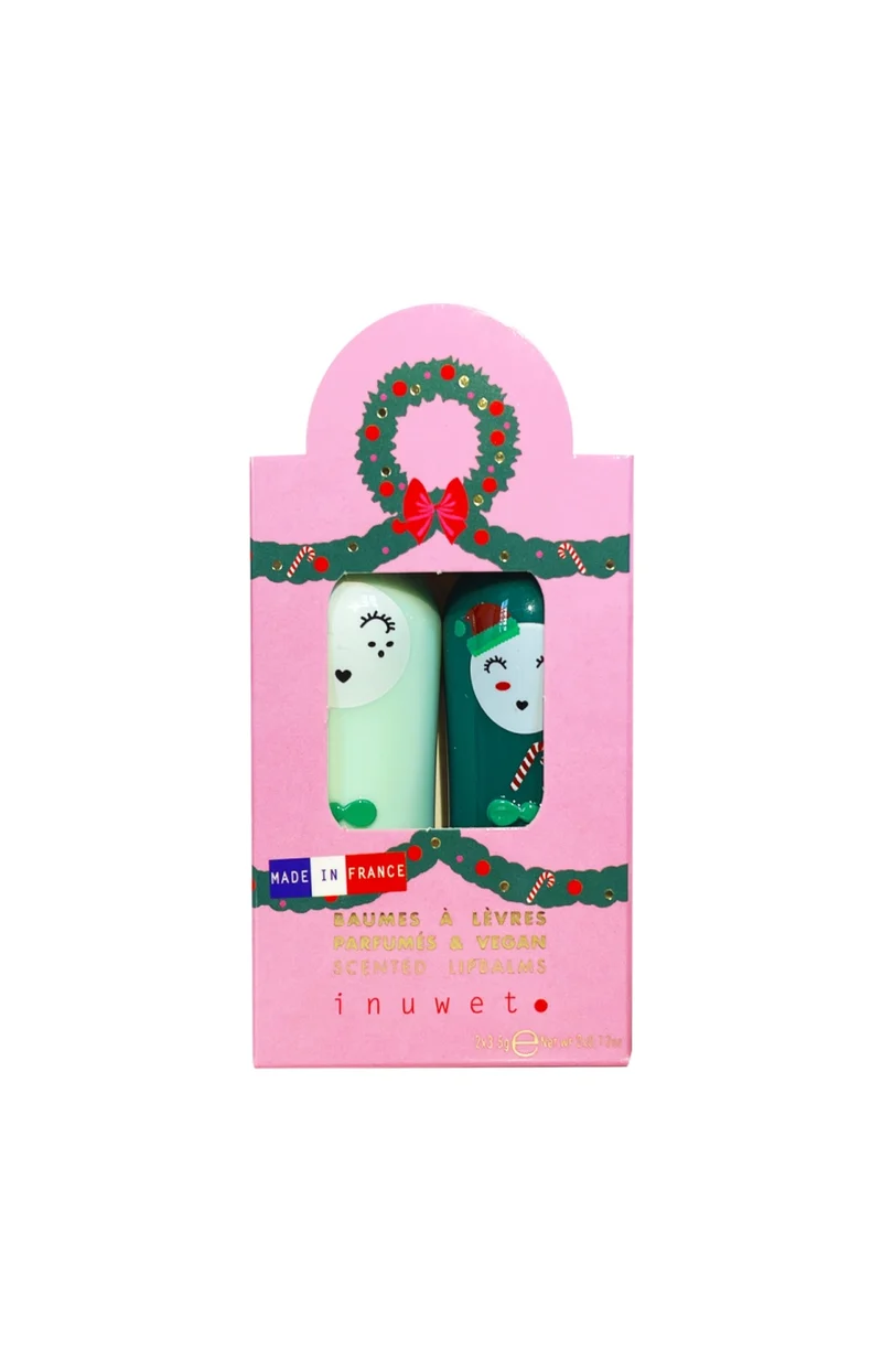 Coffret baumes à lèvres parfumés - Cerise & pomme - 2 produits