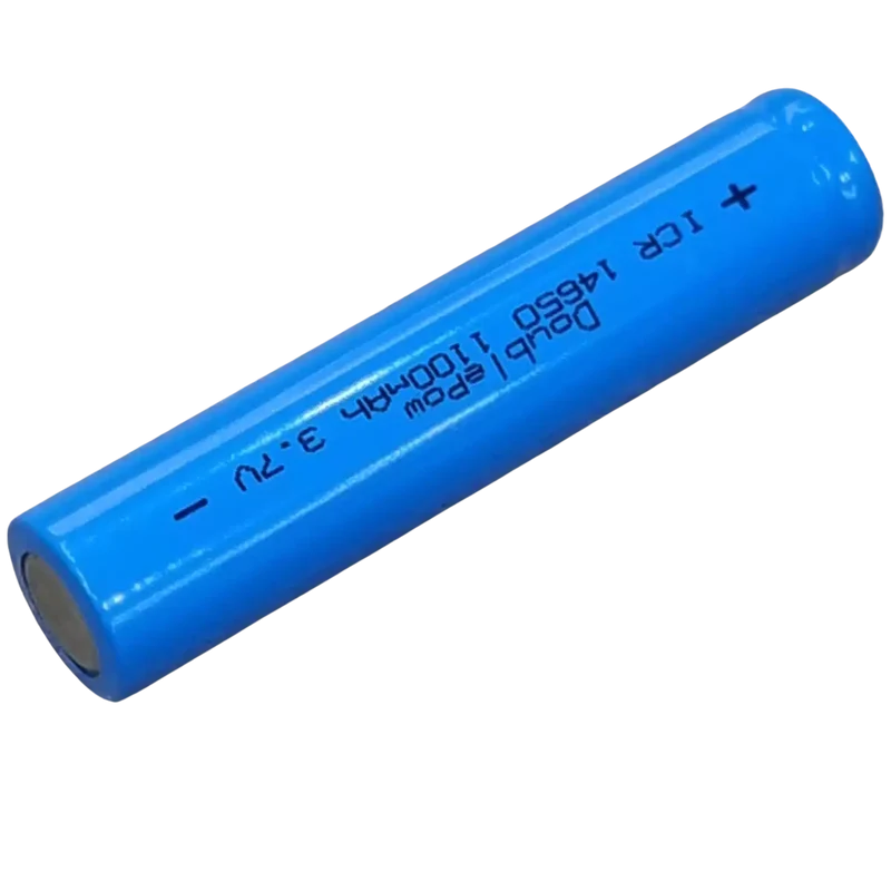 Batterie 14650 1100mAh Li-ion 3.7V Flat Top rechargeable