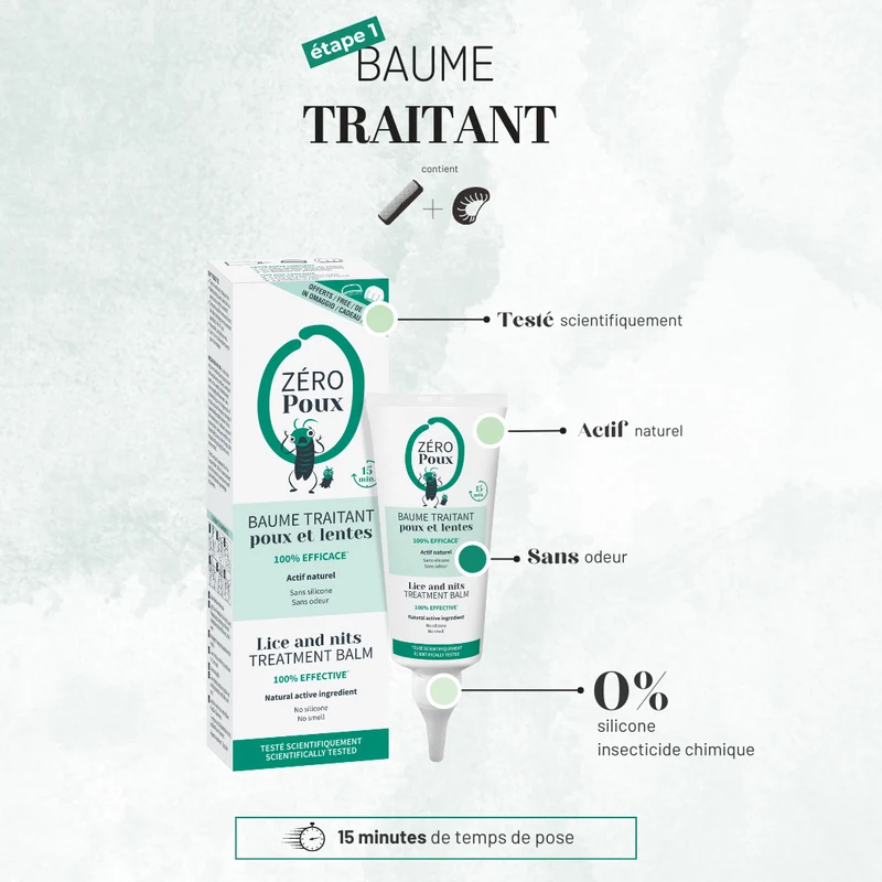 Baume Traitant Anti Poux & Lentes Mulato 100 ML