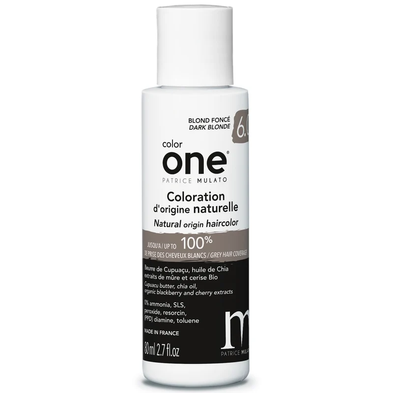 Coloration Naturelle 6.0 BLOND FONCÉ Color One Mulato 80 ML